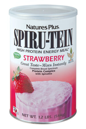 Natures Plus Spiru-tein Protein Shake Strawberry 544gm